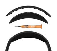 Geekria Pad per archetto in velluto Lammy compatibile con Bose QuietComfort 35II Gaming, QC35II/ QC35/ QC45/ QC SE - Ricambio per riparazione fascia (Nero)