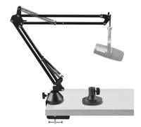Geekria per creatori braccio microfono compatibile con Shure MV7+, MV88+, SM7B, MV7, MV7X, SM57, adattatore per braccio boom, supporto sospensione, braccio scissor per montaggio da scrivania