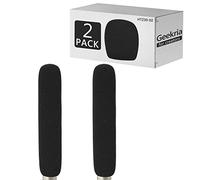 GEEKRIA per Creators Paravento in Schiuma per Microfoni da 3/4", Copertura Antivento per Microfono, Filtro in Schiuma Compatibile con RODE NTG-3, Sennheiser ME66 (8 Pollici/Confezione da 2)
