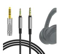 GEEKRIA QuickFit Audio Cavo con 4.4mm Adapter Compatibile con Sony WH-1000XM5 1000XM4 XB910N XB900N CH710N MDR-XB950BT Cavo, 2.5mm Balanced to 3.5mm Stereo Cord for AMP (1.2 m)