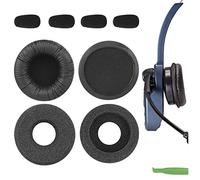 Geekria QuickFit - Auricolari di ricambio in similpelle e schiuma, compatibili con BlueParrott B250-XTS, B250-XT Plus, B250-XT, B250-XT, B250, B150 + cuscinetti auricolari (nero)