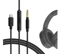 GEEKRIA QuickFit Cavo da USB-C digitale ad audio con microfono compatibile con Skullcandy Hesh Evo, Crusher Evo, Crusher, cavo audio Aux di tipo C per Pixel 6/5/4a, S20+, Note 10/20 (4 piedi/1,2 m)