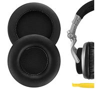 GEEKRIA QuickFit Cuscinetti Auricolari di Ricambio in Pelle Proteica per SONY MDR-V700DJ, MDR-Z700, MDR-V500DJ Cuscinetti per Cuffie, Parti di Riparazione per Cuscinetti Auricolari per Cuffie (Nero)