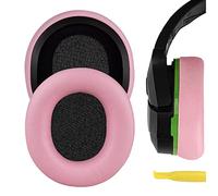 Geekria QuickFit - Cuscinetti auricolari di ricambio per Beach Stealth 400, 500X, 700X, 420X, Ear Force XO SEVEN, XP500, PX5, PX4, X42, cuscinetti auricolari per cuffie, padiglioni auricolari (rosa)
