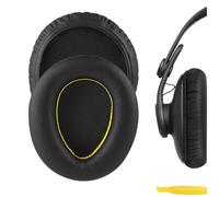Geekria QuickFit - Cuscinetti auricolari di ricambio per cuffie AKG K361, K361BT, K371, K371BT, colore nero