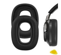 GEEKRIA QuickFit - Cuscinetti auricolari di ricambio per cuffie Bowers & Wilkins Px8, Px7 S2, parti di riparazione (nero)