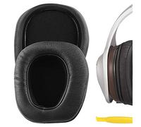 Geekria QuickFit - Cuscinetti auricolari di ricambio per cuffie Denon AH-D600, AH-D7100, parti di riparazione (nero)