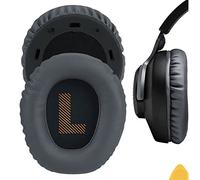 Geekria QuickFit - Cuscinetti auricolari di ricambio per cuffie JBL Quantum 100, parti di riparazione (grigio scuro)