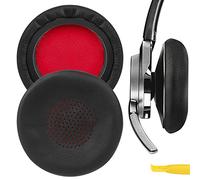 Geekria QuickFit - Cuscinetti auricolari di ricambio per cuffie Plantronics Voyager Focus UC B825/ 2 UC, BLACKWIRE 5220/5210/7225, Backbeat Sense, parti di riparazione (nero)