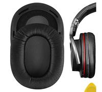 Geekria QuickFit - Cuscinetti auricolari di ricambio per cuffie Sony MDR-1R, MDR-1RMK2, parti di riparazione con guida video (nero)