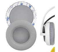 Geekria QuickFit - Cuscinetti auricolari di ricambio per cuffie SteelSeries Siberia V1, Siberia V2, Siberia V3 Prism, per cuffie da gioco, colore grigio