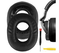 Geekria QuickFit - Cuscinetti auricolari di ricambio per cuffie wireless Sony MDR-HW 700/700DS, parti di riparazione con guida video (nero)