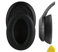Geekria QuickFit - Cuscinetti auricolari di ricambio per cuffie wireless Sony WH-H910N con cancellazione del rumore, parti di riparazione con guida video (nero)