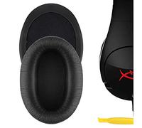 Geekria QuickFit - Cuscinetti auricolari di ricambio per HyperX Cloud Flight, Cloud Flight S, Cloud Stinger Gaming cuffie, cuscinetti per cuffie, parti di riparazione (nero)