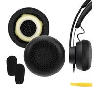 Geekria QuickFit Cuscinetti auricolari di ricambio per Logitech Zone Wired (981-000871), Zone 750 (981-001229) Cuffie (Non compatibile con Zone Wireless) (Nero)