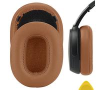 Geekria QuickFit - Cuscinetti auricolari di ricambio per Skullcandy Crusher 360, cuscinetti auricolari, cuscinetti auricolari e parti di riparazione (marrone)