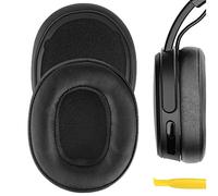 Geekria QuickFit Cuscinetti Auricolari di Ricambio per Skullcandy Crusher Wireless, Crusher EVO, Crusher ANC, Hesh 3/ EVO/ANC, Venue ANC, Crusher 540 Active Wireless (con guida video) (Nero)