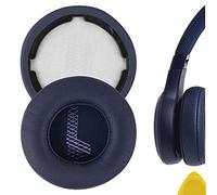 Geekria QuickFit - Cuscinetti di ricambio in pelle proteica per cuffie JBL LIVE 400BT (blu)