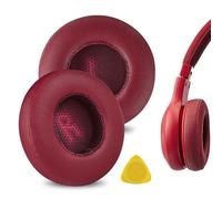 Geekria QuickFit Protein - Cuscinetti auricolari di ricambio in pelle per cuffie JBL E35, E45bt, E45, cuscinetti per auricolari, cuscinetti per auricolari, parti di riparazione (rosso)