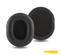 Geekria QuickFit Protein - Cuscinetti auricolari di ricambio per cuffie Audio-Technica ATH-M40fs ATH-D40fs ATH-M66, cuscinetti per auricolari, cuscinetti per auricolari, parti di riparazione (nero)
