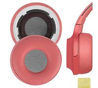 Geekria QuickFit Protein - Cuscinetti auricolari di ricambio per cuffie Sony WH-H800, WH-H810, parti di riparazione (rosso)