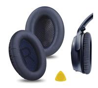 GEEKRIA QuickFit Protein - Cuscinetti auricolari in pelle per cuffie Bose QuietComfort 35 II, QC 35 (serie II), QC25, Around-Ear AE2 di ricambio per auricolari/cuscinetti auricolari/auricolari