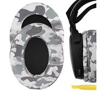 Geekria QuickFit Protein - Cuscinetti di ricambio in pelle per SteelSeries Arctis 3, Arctis 5, Arctis 7, Arctis 9X, Arctis PRO - Cuscinetti auricolari per cuffie