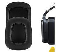 Geekria QuickFit Protein Leather Cuscinetti di ricambio per auricolari Razer Tiamat 7.1 V2 con piastra di plastica, cuffie Cuscino per orecchie parti di riparazione
