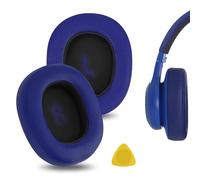 Geekria QuickFit Protein Leather - Cuscinetti di ricambio per cuffie JBL E55BT e auricolari per cuffie e auricolari, parti di riparazione (blu)