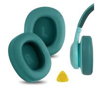 Geekria QuickFit Protein Leather - Cuscinetti di ricambio per cuffie JBL E55BT e auricolari per cuffie, paracolpi, parti di riparazione (verde)