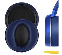 Geekria QuickFit Protein Leather - Cuscinetti di ricambio per cuffie SONY MDR-XB950BT MDR-XB950B1 MDR-XB950/H, cuscinetti auricolari per cuffie, parti di riparazione (blu navy)