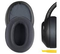 Geekria QuickFit Protein Leather - Cuscinetti di ricambio per cuffie Sony WH-XB900N, colore: Grigio