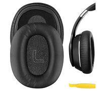 Geekria QuickFit Protein Pelle Cuscinetti di Ricambio per Edifier W820BT, W828NB Cuffie Auricolari Auricolari Auricolari Riparazione (Nero)