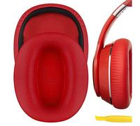 Geekria QuickFit Protein Pelle Cuscinetti di Ricambio per Edifier W820BT, W828NB Cuffie Auricolari per Riparazioni (Rosso)