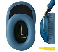 Geekria QuickFit Protein Pelle Cuscinetti di Ricambio per Logitech G Pro, G Pro X, G Pro X League of Legends Edition, Cuffie per auricolari, Padiglioni per le orecchie, parti di riparazione (blu)
