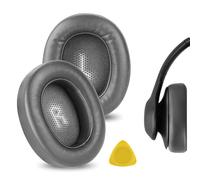 Geekria QuickFit Protein pelle di ricambio per cuffie auricolari JBL Everest 750, Everest 750NC Over-Ear senza fili Bluetooth cuffie, auricolari, padiglioni auricolari, parti di riparazione (nero)