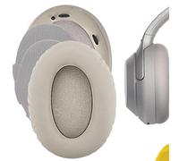 Geekria QuickFit Protein pelle di ricambio per cuffie Sony WH1000XM3, WH-1000XM3, cuscinetti di ricambio per auricolari/copriauricolari/cuscinetti per le orecchie, parti di riparazione (oro)