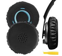 GEEKRIA QuickFit Protein PU Ear Pads per SONY MDR-XB300 Cuffie, Cuscinetto Orecchio di Ricambio/Auricolari/Copri Orecchio, Cuffie Auricolari Parti di Riparazione (Nero)