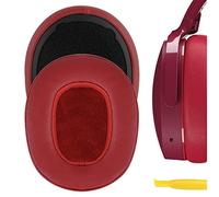 Geekria Replacement Ear Pads per Skullcandy Crusher Wireless/Crusher EVO/Crusher ANC, Hesh 3 / Hesh EVO, Hesh ANC, Venue ANC, Crusher 540 Active Wireless Cuffie (Rosso)