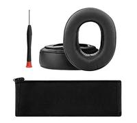 Geekria Set di cuscinetti auricolari e archetto compatibili con cuffie Sony MDR-HW 700/700DS, parti di riparazione (nero)