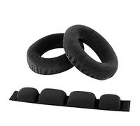 Geekria Set di cuscinetti auricolari e fascia di ricambio compatibili con cuffie Sennheiser HD580, HD600, parti di riparazione (nero)