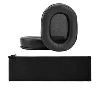 Geekria Set di cuscinetti di ricambio per cuffie e archetto compatibili con cuffie ATH-MSR7/ATH-MSR7NC/ATH-MSR7BK/ATH-MSR7GM, parti di riparazione (nero)