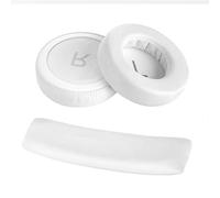 Geekria Set di cuscinetti e archetto compatibili con cuffie AKG K845BT/K845/K545, parti di riparazione (bianco)