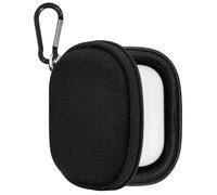 Geekria Shield - Custodia per auricolari compatibile con Apple AirPods pro3, Technics EAH-AZ100, Beats Studio Buds, custodia rigida da viaggio con moschettone (nero)