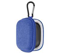 Geekria Shield - Custodia per auricolari compatibile con auricolari Jabra Elite 10 Gen 2, 75t, 65t, 8 Active True Wireless, custodia rigida di ricambio da viaggio con moschettone (blu)