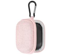 Geekria Shield custodia per auricolari compatibile con JBL Vibe Buds 2, Tune Beam, Vibe Beam 2, Tune Buds 2 True Wireless, custodia rigida da viaggio di ricambio con portacavi (Rosa)