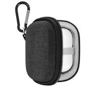 Geekria Shield - Custodia per auricolari compatibile con Skullcandy, Marshall, Google True Wireless Earbud, custodia di ricambio rigida da viaggio con moschettone (grigio)