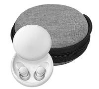 GEEKRIA Shield - Custodia per cuffie compatibile con auricolari Bluetooth wireless Soundcore Sleep A10/A20, custodia di ricambio rigida da viaggio con vano per cavi (grigio)