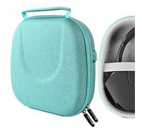 GEEKRIA Shield Custodia per Cuffie Compatibile con Custodia per Cuffie AirPods Max, Borsa da Viaggio Rigida di Ricambio con Custodia per Cavi (Verde)