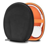 Geekria Shield - Custodia per cuffie compatibile con Sony WH-XB700, WH-CH520, WH-CH500, MDR-ZX600, custodia di ricambio extra rigida da viaggio con vano per cavi (nero)